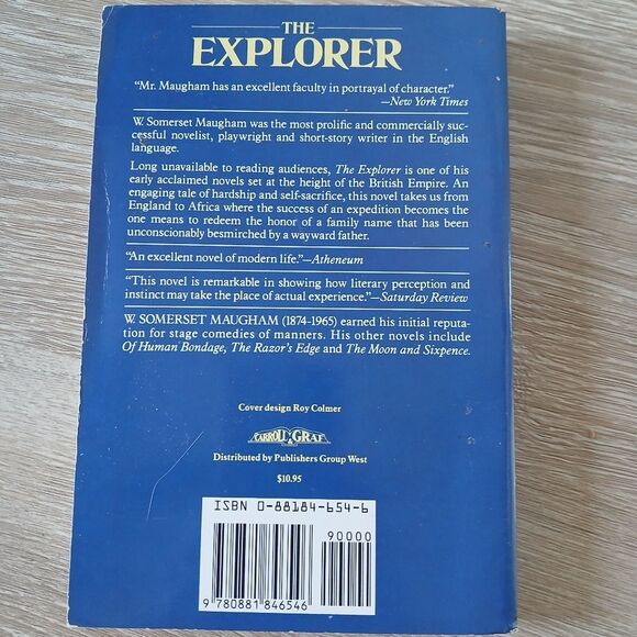 The Explorer Somerset Maugham Paperback Classic Trade 1991 Very Good Book - Picture 9 of 10